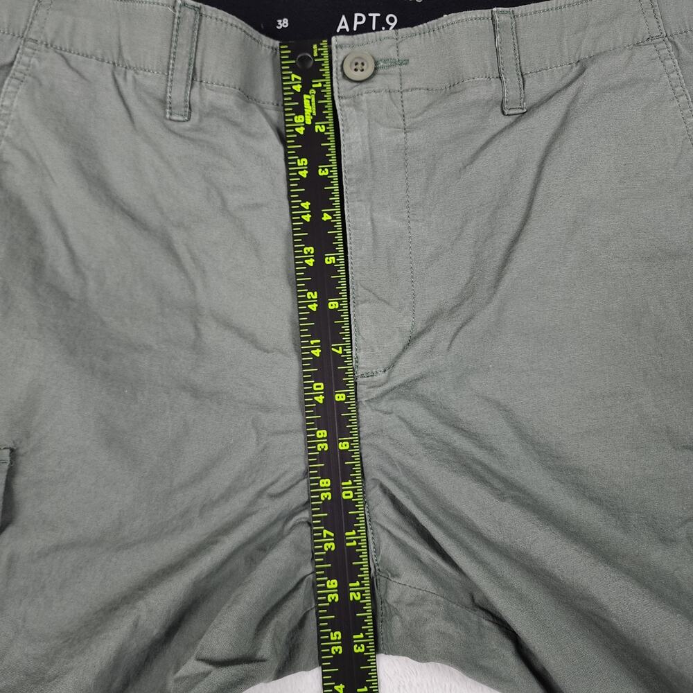 APT.9 Premier Flex Men's Size 38 (Fit 36) Casual Cargo Shorts Gray Lot Of 2 - Picture 6 of 16